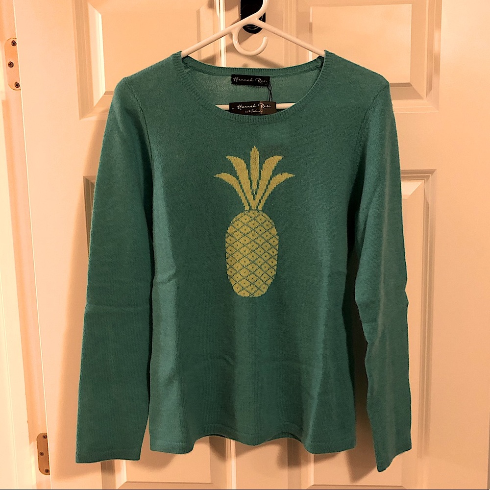 Hannah Rose cashmere sweater, NWT
